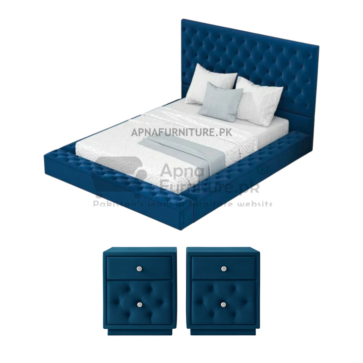 Buy Lime Double Bed Set (5 Piece) at Best Price Online in Pakistan on Apnafurniture.pk (Pakistan)