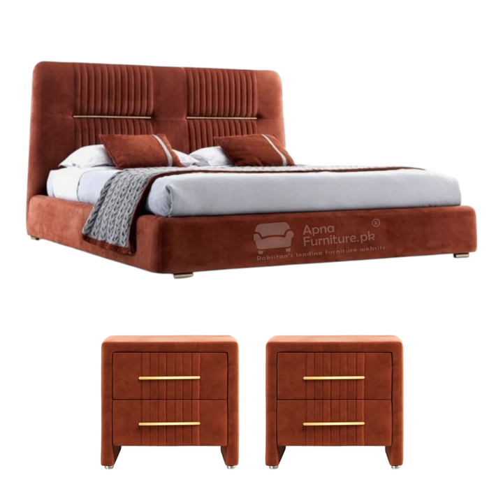Buy Luxus Bedroom Set (5 piece) at Best Price Online in Pakistan on Apnafurniture.pk (Pakistan)