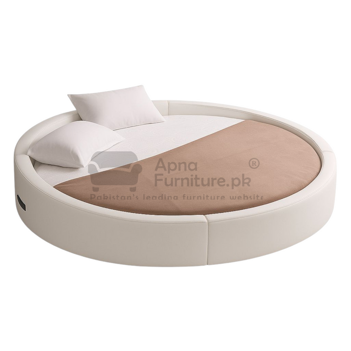 Buy Sabine Round Bed Set at Best Price Online in Pakistan on Apnafurniture.pk (Pakistan)