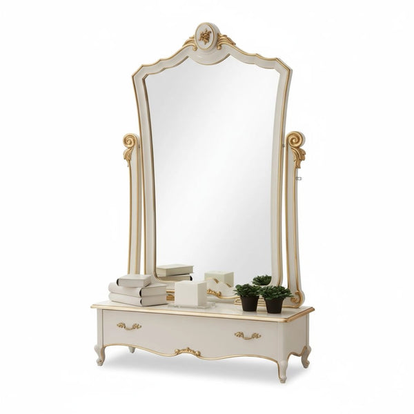 Wall Mirror with Dresser