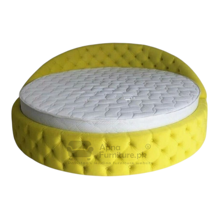 Buy Manaal Round Bed Set (5 Piece) at Best Price Online in Pakistan on Apnafurniture.pk (Pakistan)