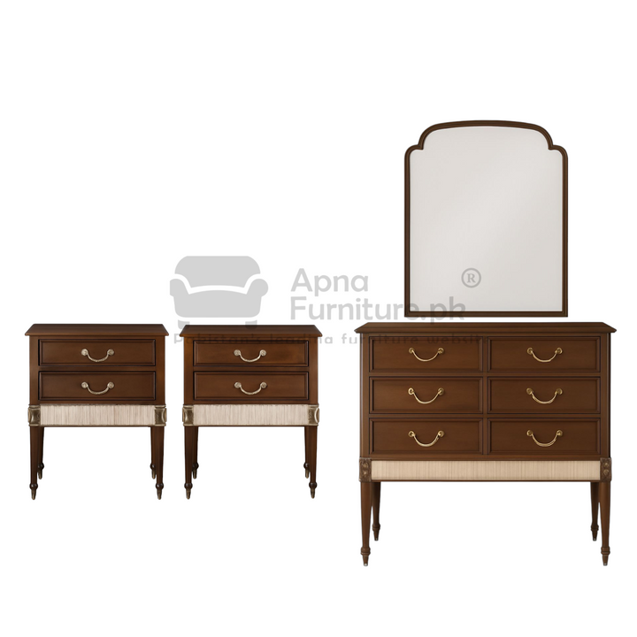 Buy Giselle Double Bed Set (5 Piece) at Best Price Online in Pakistan on Apnafurniture.pk (Pakistan)