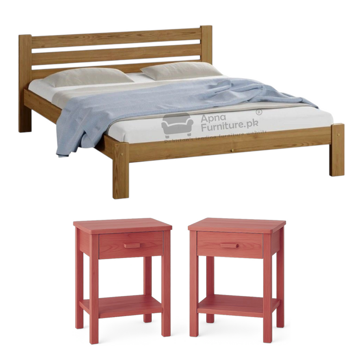 Buy Sirine Double Bed Set 5 Piece at Best Price Online in Pakistan on Apnafurniture.pk (Pakistan)
