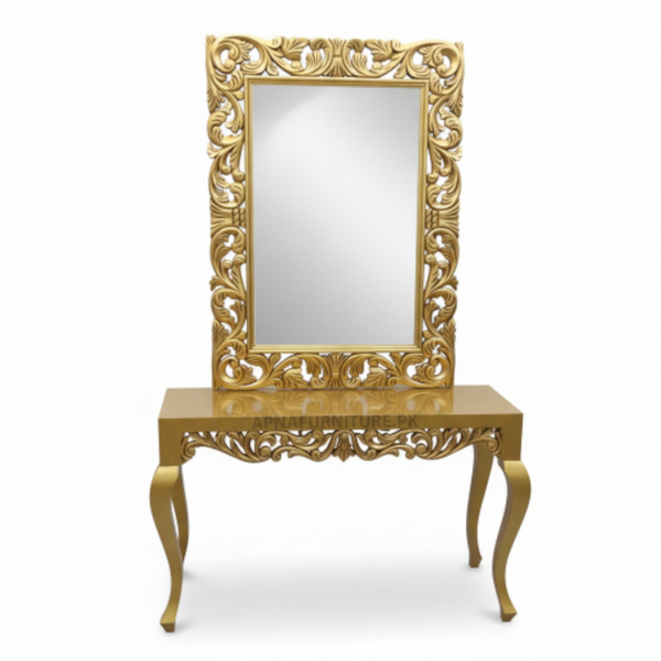 Cortes Console Table and Mirror