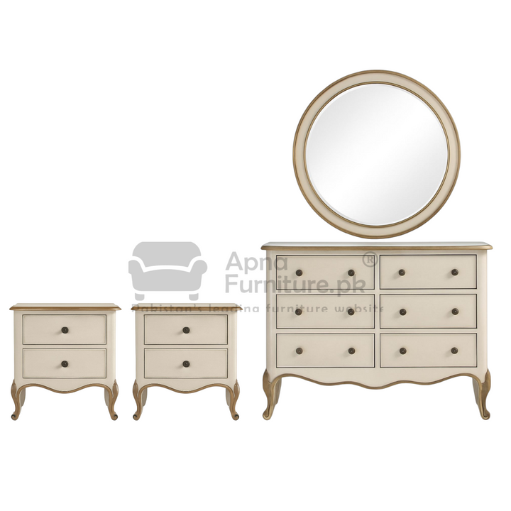 Buy Shereen Double Bed Set (5 Piece) at Best Price Online in Pakistan on Apnafurniture.pk (Pakistan)