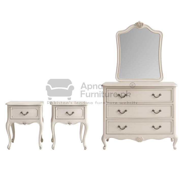 Buy Zahra Double Bed Set (5 Piece) at Best Price Online in Pakistan on Apnafurniture.pk (Pakistan)