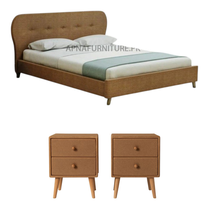 Buy Nida 5 Piece Bed Set at Best Price Online in Pakistan on Apnafurniture.pk (Pakistan)