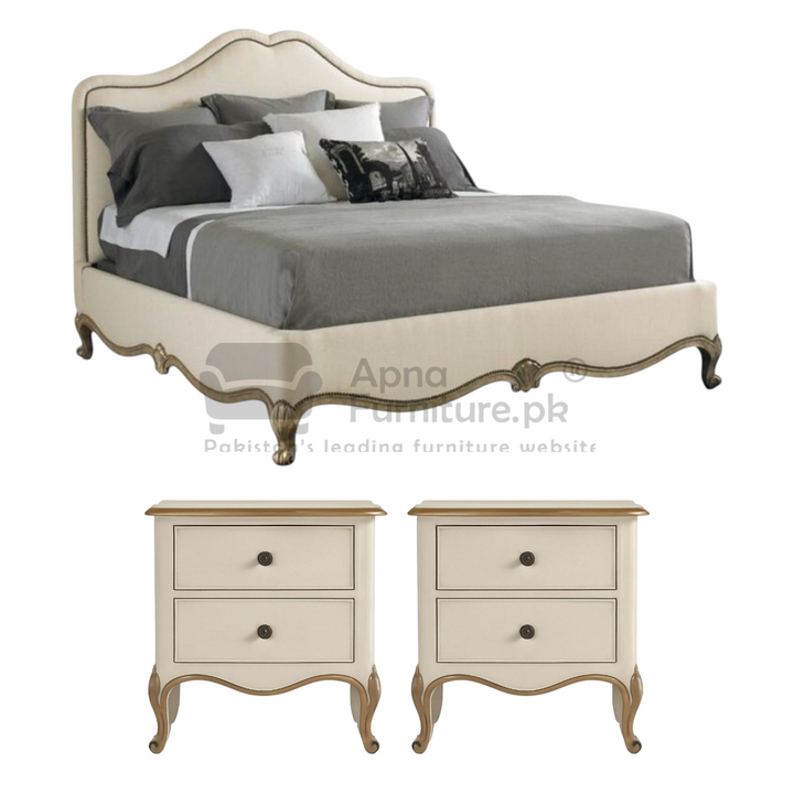 Buy Shereen Double Bed Set (5 Piece) at Best Price Online in Pakistan on Apnafurniture.pk (Pakistan)