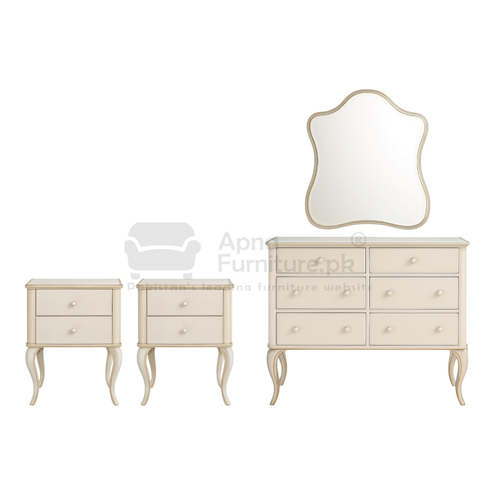 Buy Inaya Double Bed Set (5 Piece) at Best Price Online in Pakistan on Apnafurniture.pk (Pakistan)