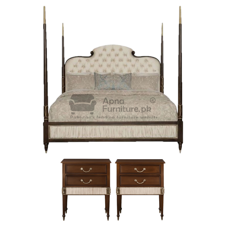 Buy Giselle Double Bed Set (5 Piece) at Best Price Online in Pakistan on Apnafurniture.pk (Pakistan)
