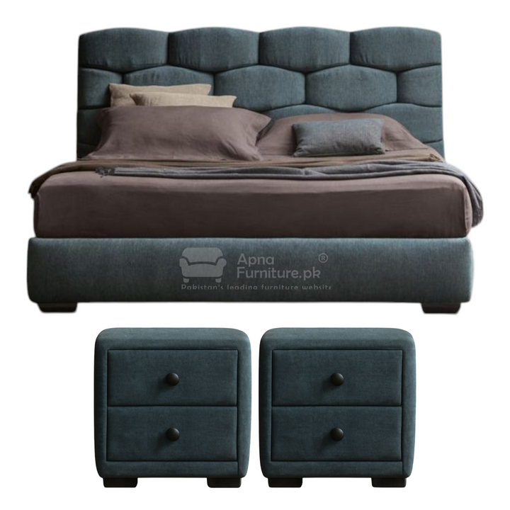 Buy Ruba Double Bed Set (5 Piece) at Best Price Online in Pakistan on Apnafurniture.pk (Pakistan)