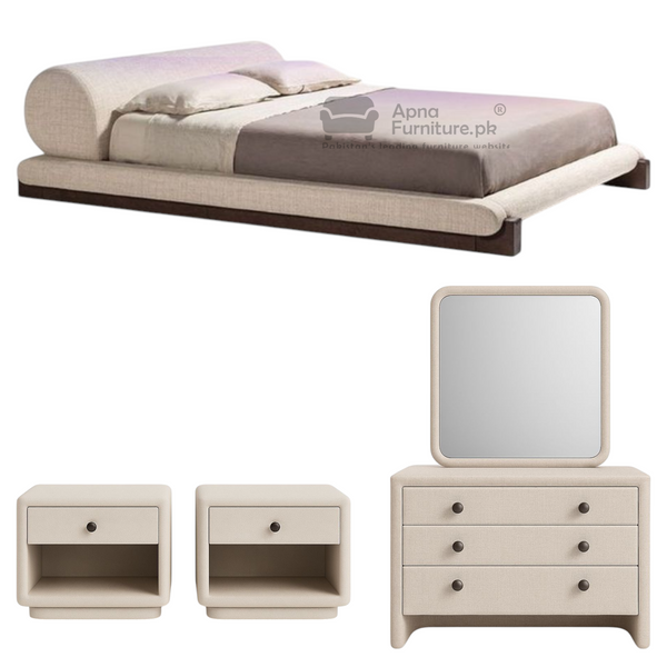 Buy Flamingo Double Bed Set (5 Piece) at Best Price Online in Pakistan on Apnafurniture.pk (Pakistan)