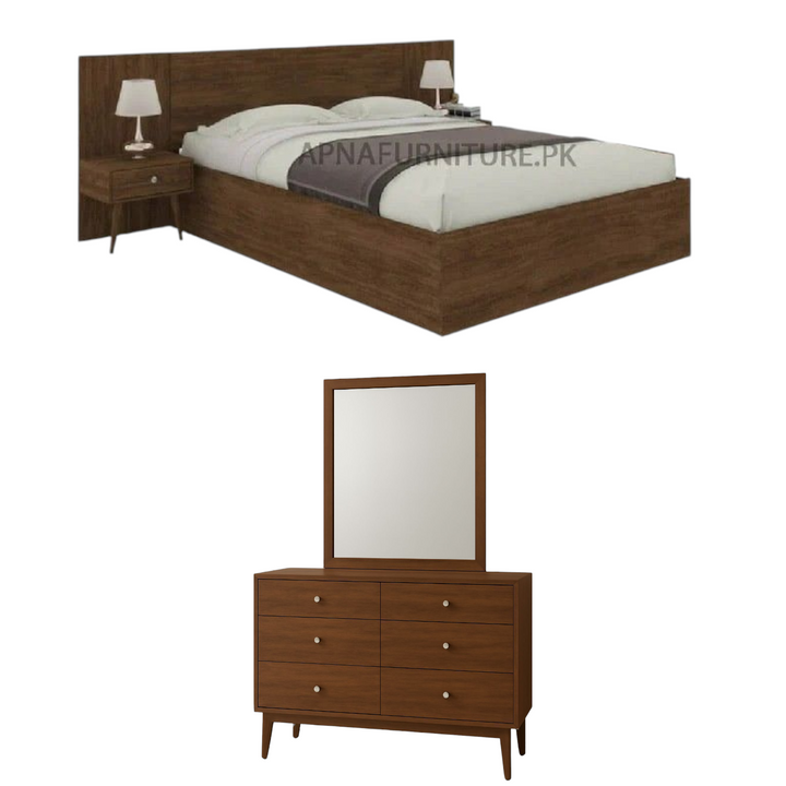 Buy Kerem Bed Set 5 Piece at Best Price Online in Pakistan on Apnafurniture.pk (Pakistan)