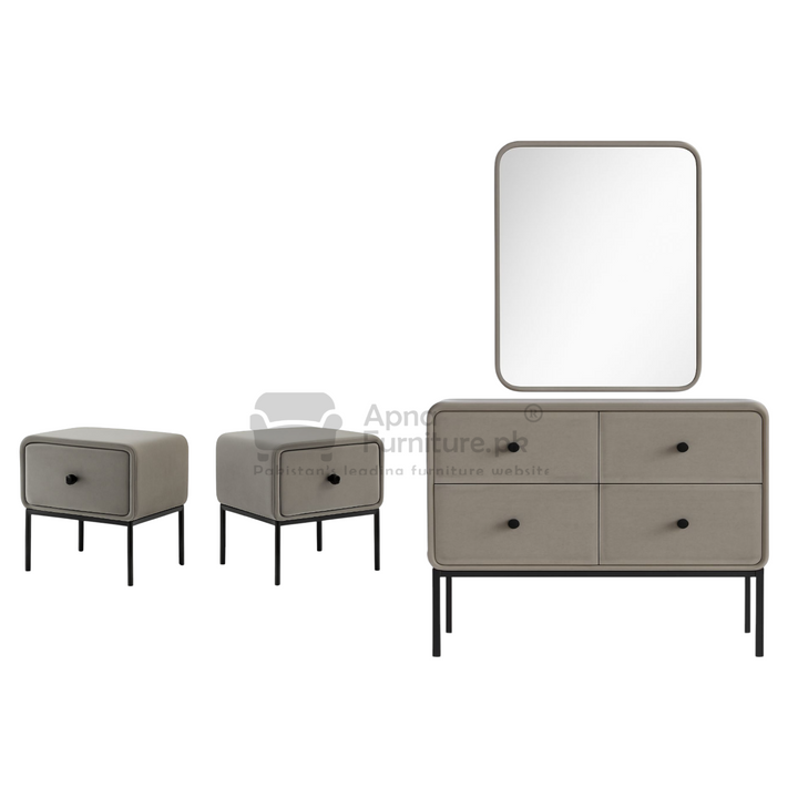 Buy Carla Double Bed Set (5 Piece) at Best Price Online in Pakistan on Apnafurniture.pk (Pakistan)