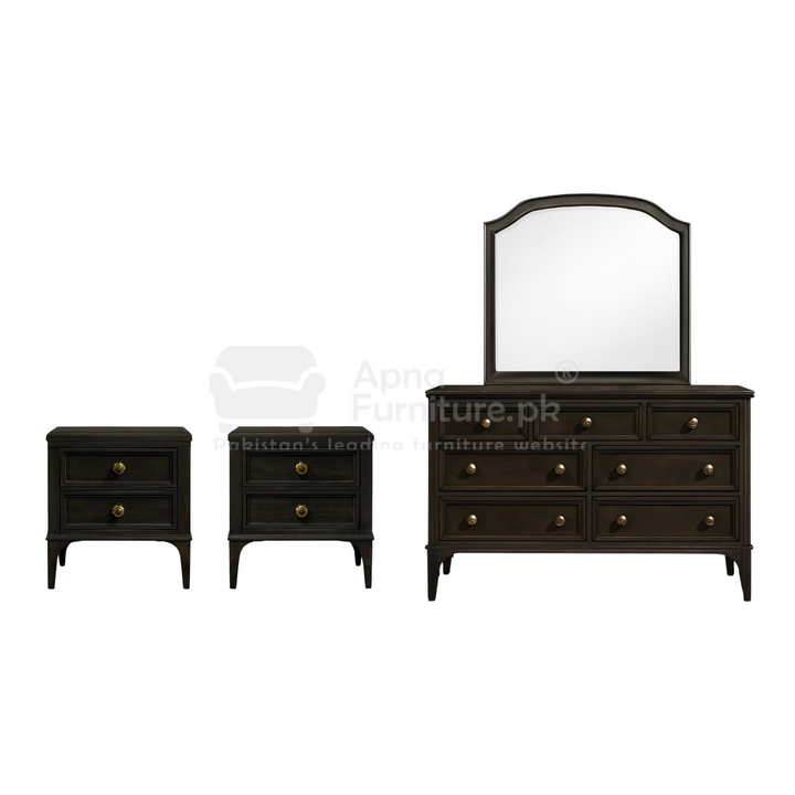 Buy Baran 5 Piece Double Bed Set at Best Price Online in Pakistan on Apnafurniture.pk (Pakistan)