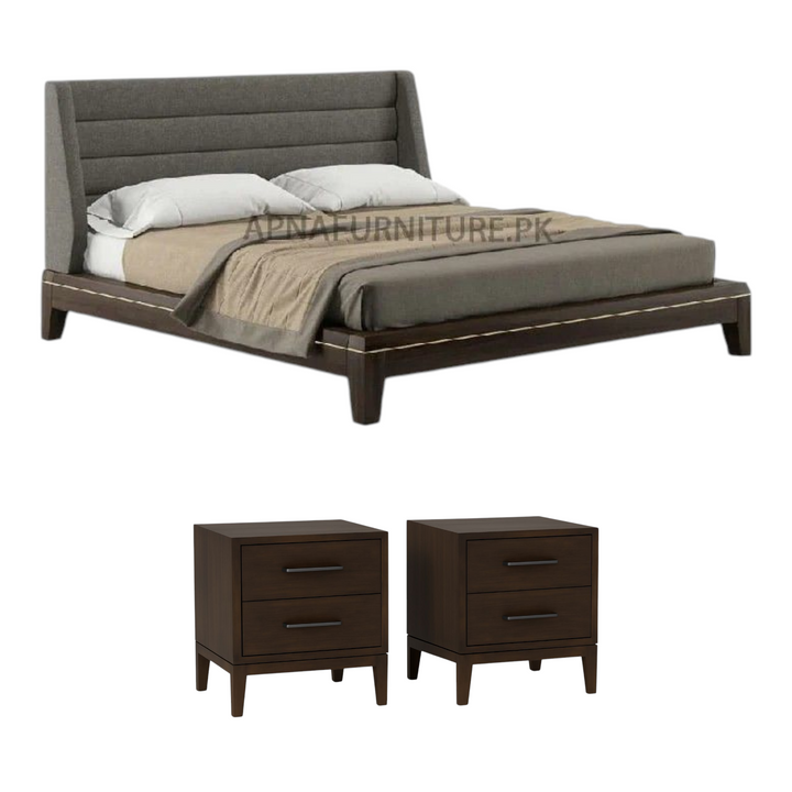 Buy Berfin Double Bed Set 5 Piece at Best Price Online in Pakistan on Apnafurniture.pk (Pakistan)