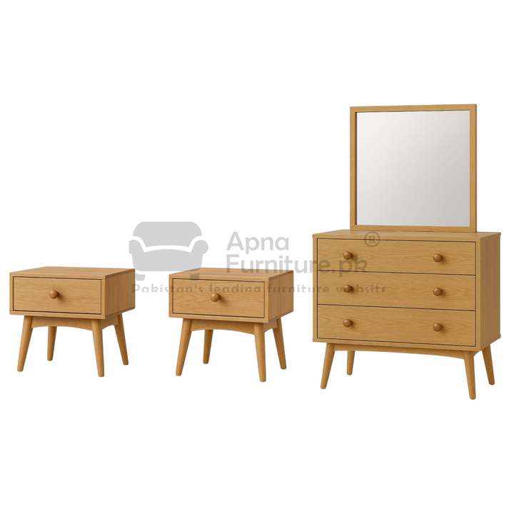 Buy Victor 5 Piece Double Bed Set at Best Price Online in Pakistan on Apnafurniture.pk (Pakistan)