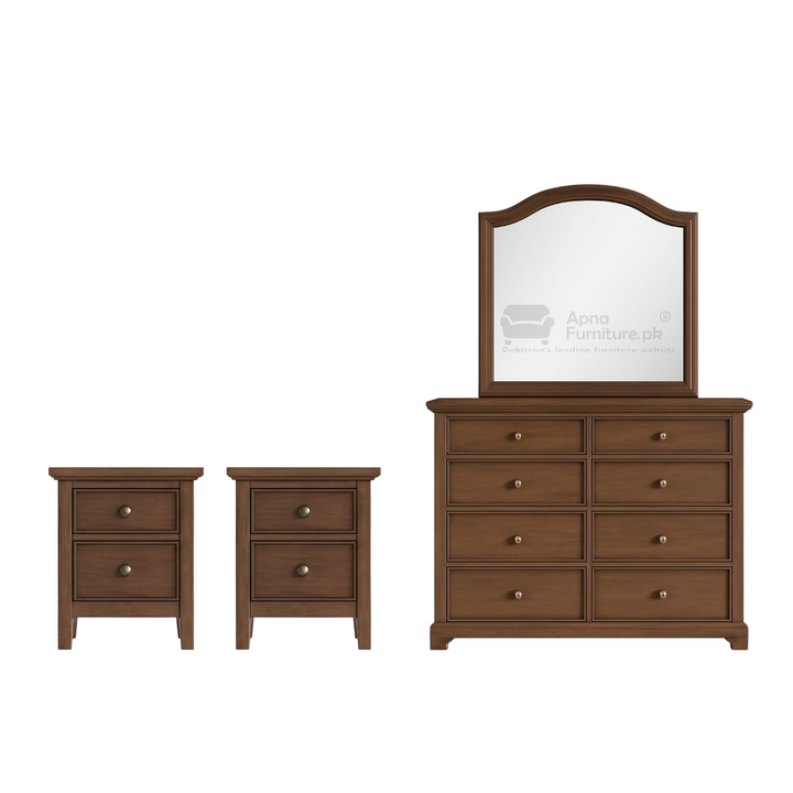 Buy Mert Double Bed Set (5 piece) at Best Price Online in Pakistan on Apnafurniture.pk (Pakistan)
