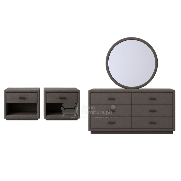 Buy Salma Double Bed Set 5 Piece at Best Price Online in Pakistan on Apnafurniture.pk (Pakistan)