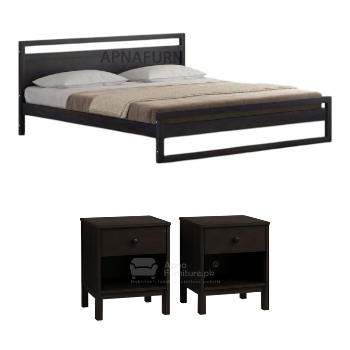 Buy Miraz Double Bed Set (5 Piece) at Best Price Online in Pakistan on Apnafurniture.pk (Pakistan)