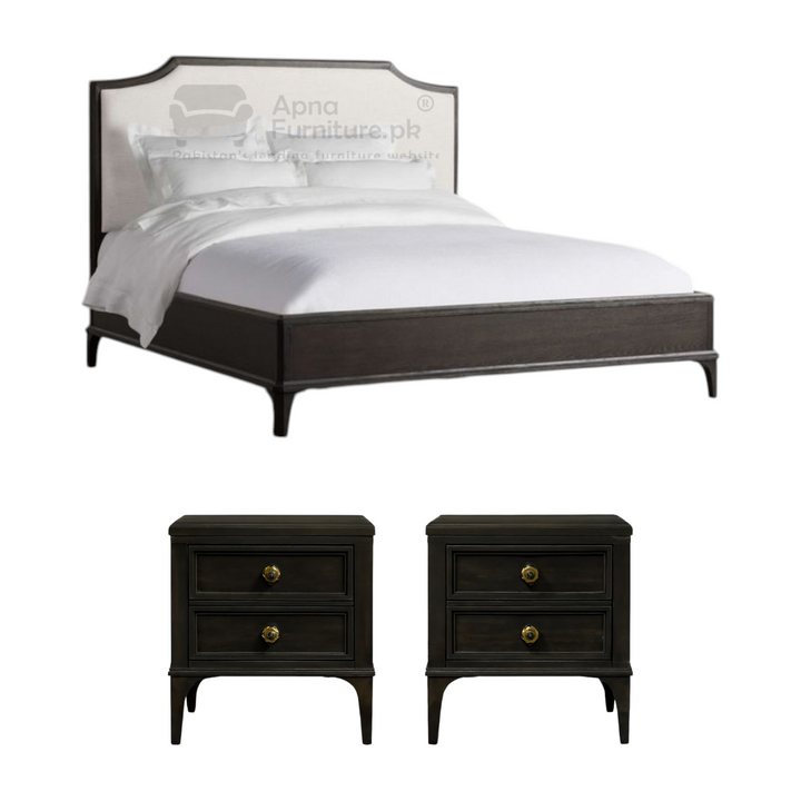 Buy Baran 5 Piece Double Bed Set at Best Price Online in Pakistan on Apnafurniture.pk (Pakistan)