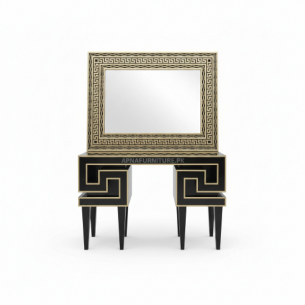 Centro Console Table and Mirror (4 ft wide)