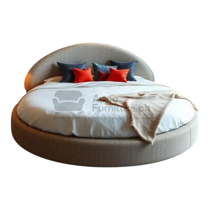 Buy Pine Round Bed Set (5 Piece) at Best Price Online in Pakistan on Apnafurniture.pk (Pakistan)