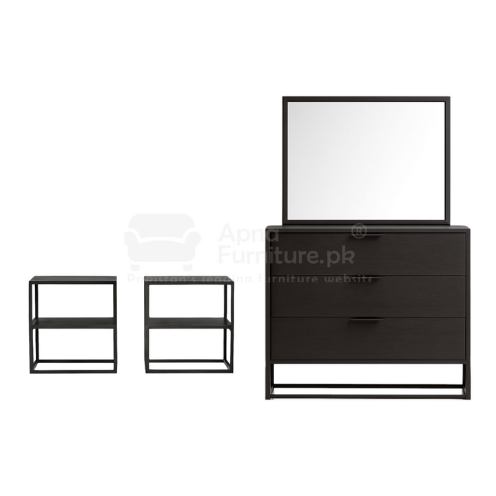 Buy Lancer 5 Piece Bed Set in Iron Frame at Best Price Online in Pakistan on Apnafurniture.pk (Pakistan)