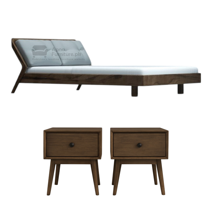 Buy Ziya Double Bed Set (5 piece) at Best Price Online in Pakistan on Apnafurniture.pk (Pakistan)