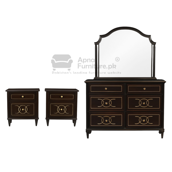 Buy Lake Double Bed Set (5 Piece) at Best Price Online in Pakistan on Apnafurniture.pk (Pakistan)