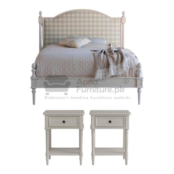 Buy Lark Double Bed Set at Best Price Online in Pakistan on Apnafurniture.pk (Pakistan)