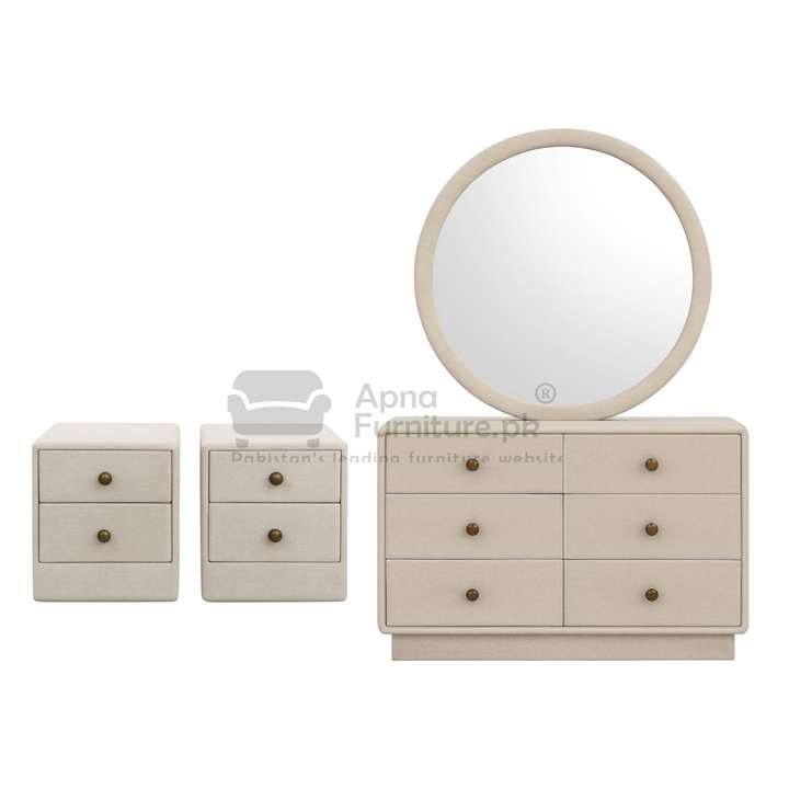 Buy Rim Double Bed Set 5 Piece at Best Price Online in Pakistan on Apnafurniture.pk (Pakistan)