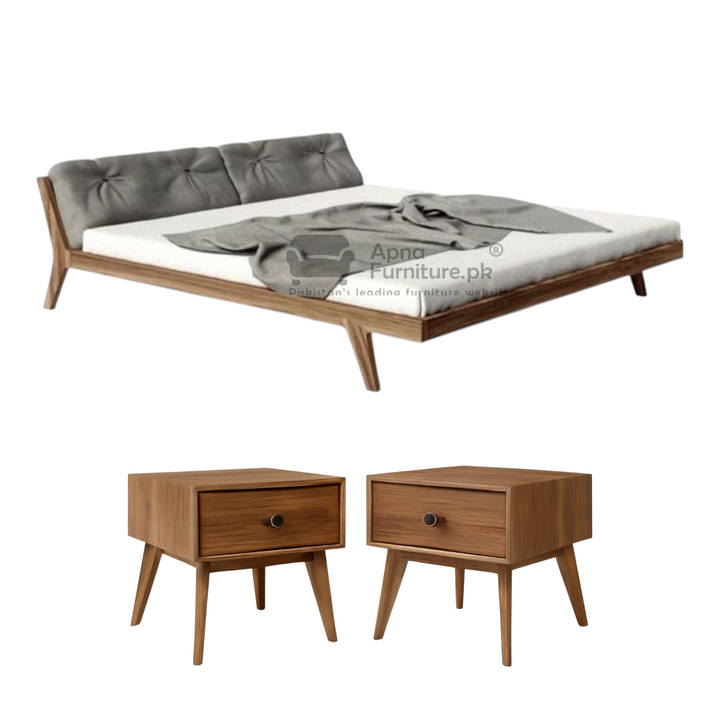 Buy Atlas 5 Piece Bed Set at Best Price Online in Pakistan on Apnafurniture.pk (Pakistan)