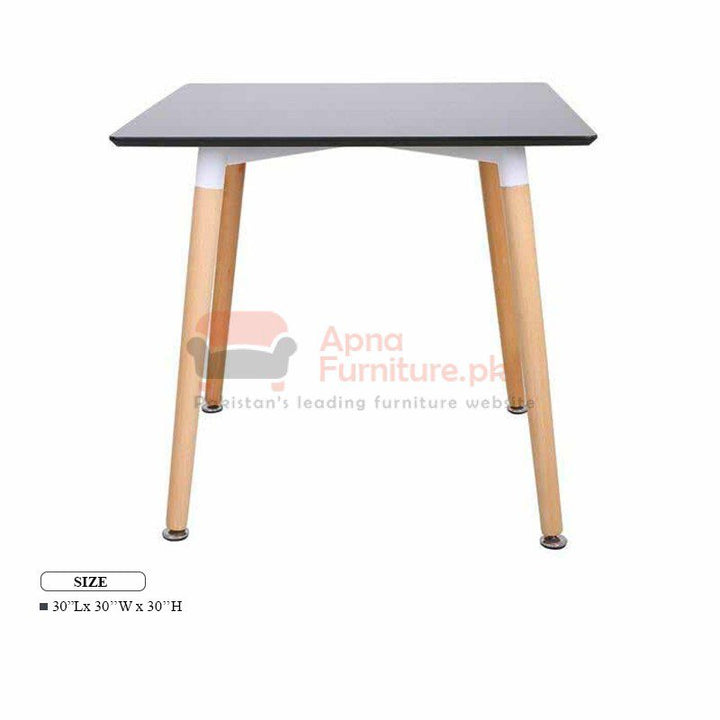 Buy Ruby Square Table (Black Top) at Best Price Online in Pakistan on Apnafurniture.pk