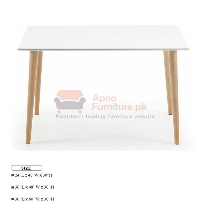 Buy Ruby Rectangle Table (white) at Best Price Online in Pakistan on Apnafurniture.pk