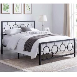 iron double bed frame