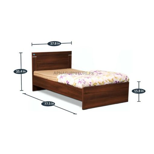 single bed with mattress available for sale online in Pakistan