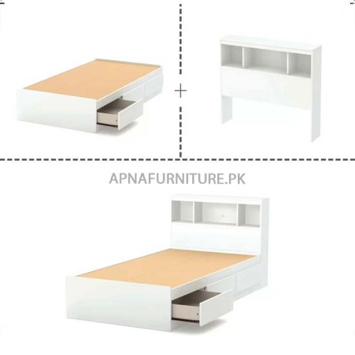 single bed with storage