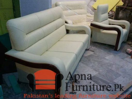 White sofa set for sale in Lahore Apnafurniture.pk Furniture Village Pakistan