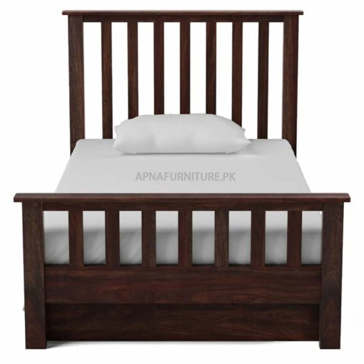 Wooden single bed available for sale online in Pakistan