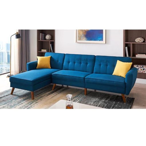 Corner sofa for sale in blue colour