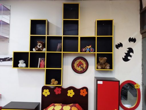 A book shelf or decoration shelf for your kids room