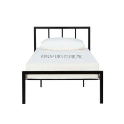 single iron bed in simple design and low price