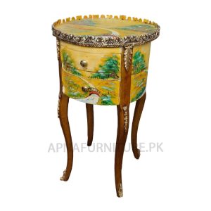 Side tables for your bed with hand paint
