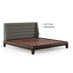 double bed with wooden base