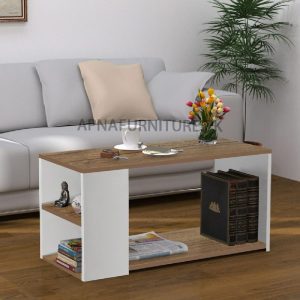 coffee table design with shelves