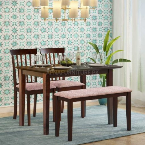 dining table set for four persons