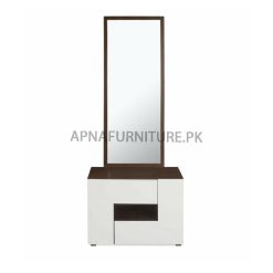 dressing table with storage cabinet