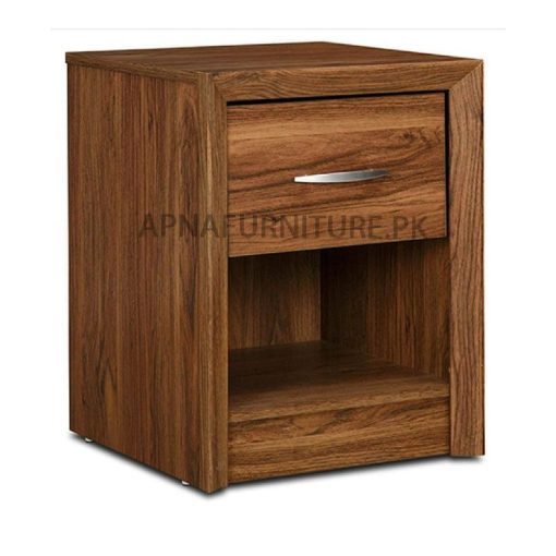 side table in simple design with one drawer