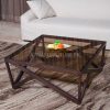 wooden coffee table design